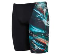 Zoggs Jet Jammer Men's Swim Jammer - Viper Print - Blue and Yellow - Size 30