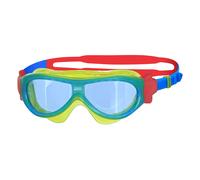 Zoggs Kids' Phantom mask with UV Protection and Anti-Fog Swimming Goggles, Green/Blue/Tint, 0-6 Years