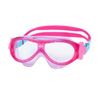 Zoggs Kids' Phantom Mask with UV Protection And Anti-fog Swimming Goggles, Pink/Purple/Aqua, 0-6 Years