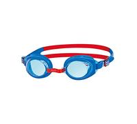 Zoggs Kids' Ripper Junior Swimming Goggles Anti-fog And UV Protection, Blue, Red, Tint, 6-14 Years