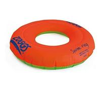 Zoggs Kids Swim Inflatable Floatation Ring, 3-6 Years, Orange/Green