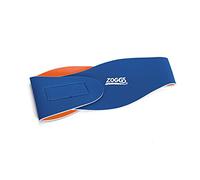 Zoggs Kids' Swimming Ear Band, Blue/Orange, Small/Medium