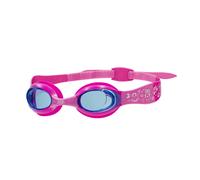 Zoggs Little Twist Kids Swimming Goggles (0-6 Years, Blue Lens, Pink/Fuchsia) UV Protection, Children's Kids Goggles with Anti-Fog, Toddler, Junior Boys & Girls Swim Goggle with Easy Adjust Strap