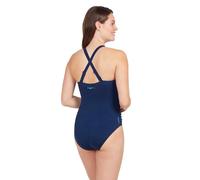 Zoggs Multiway 1 Piece Swimsuit Blue 40 Woman