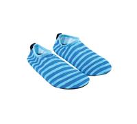 Zoggs Nautical Stripes Kids Anti-Slip Pool Socks - Blue - Extra Large
