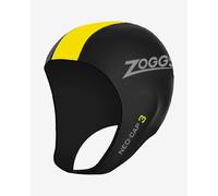 Zoggs Neo Cap 3 Swimming Cap Black Yellow - S-M