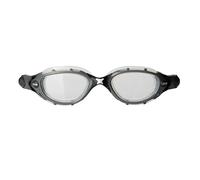 Zoggs Original Predator Flex Adult Swimming Goggles | Clear Lens, Anti-Fog, UV Protection, Quick-Adjust Strap, Curved 180° Vision | Pool and Open Water
