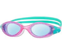 Zoggs Children's Panorama Junior Swimming Goggles with UV Protection, Wide Vision and Anti-Fog (6-14 Years), Pink/Turquoise/Tint Blue