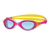 Zoggs Panorama Kids Swimming Goggles Blue Lens PinkYellow 614 Years with Tinted UV Protection Soft AntiLeak Seal Wide Vision with AntiFog Junior Bo
