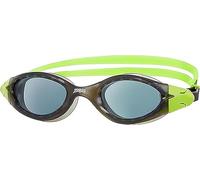 Zoggs Children's Panorama Junior Swimming Goggles with UV Protection, Wide Vision and Anti-Fog (6-14 Years), Smoke/Lime/Tint Smoke