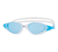 Zoggs Panorama Swim Goggles with Tinted Lenses (Clear/Blue/Tint Blue) Anti-Fog, UV Protection, Quick Adjust Strap, Wide Vision Adult Swimming Goggles