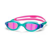 Zoggs Phantom 2.0 Junior Titanium Turquoise Pink Mirrored Pink