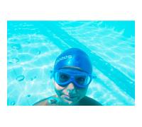 Zoggs Phantom Junior Mask Blue White Tint Blue