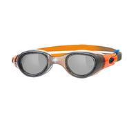 Zoggs Phoenix Uni-Sex Adult Goggles, UV Protection Swim Goggles, Quick Adjust Swim Goggle Straps, Comfort Swimming Goggle face-contoured fit , Fog Free Swim Goggle Lenses, Smoke Tinted