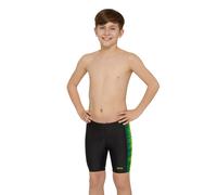 Zoggs Pipeline Green Panelled Mid Jammer Junior Swimming Shorts 8Yr