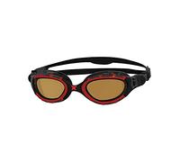 Zoggs Predator Flex Adult Swimming Goggles | Anti-Fog, UV Protection, Quick-Adjust Strap, Curved 180° Vision | Pool and Open Water