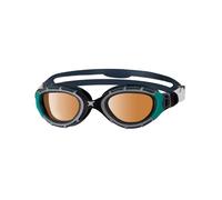 Zoggs Predator Flex Adult Swimming Goggles | Anti-Fog, UV Protection, Quick-Adjust Strap, Curved 180° Vision | Pool and Open Water