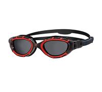 Zoggs Predator Flex Adult Swimming Goggles | Polarized Lens, Anti-Fog, UV Protection, Quick-Adjust Strap, Curved 180° Vision | Pool and Open Water