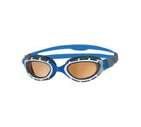 Zoggs Predator Flex Adult Swimming Goggles | Polarized Ultra Lens, Anti-Fog, UV Protection, Quick-Adjust Strap, Curved 180 Vision | Pool and Open Wat