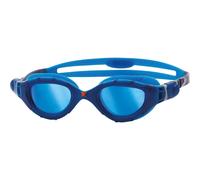 Zoggs Predator Flex Adult Swimming Goggles | Titanium Mirror Lens, Anti-Fog, UV Protection, Quick-Adjust Strap, Curved 180 Vision | Pool and Open Wa