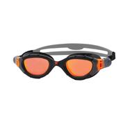 Zoggs Predator Flex Adult Swimming Goggles Titanium Mirror Lens AntiFog UV