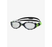 Zoggs Predator Flex Goggles black green with clear lenses