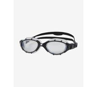 Zoggs Predator Flex Goggles black white with clear lenses