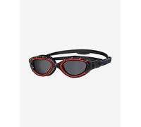 Zoggs Predator Flex Polarized Small Fit Swimming Goggles Red Black