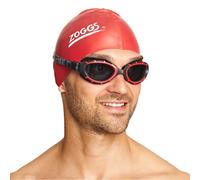 Zoggs Predator Flex Polarized Large Fit Swimming Goggles Red Black
