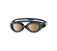 Zoggs Predator Flex Adult Swimming Goggles | Polarized Ultra Lens, Anti-Fog, UV Protection, Quick-Adjust Strap, Curved 180° Vision | Pool and Open Water