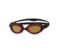 Zoggs Predator Flex Polarized Ultra Smaller Swimming Goggles, Red/Black/Copper Polarized