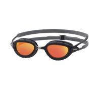 Zoggs Predator Titanium Swimming Goggles Orange,Black,Grey Small Men,Women