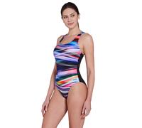 Zoggs Prism Geo Powerback Swimsuit Womens UK10
