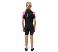 Zoggs Sea Ranger 1.5 Mm Junior Short Sleeve Shorty Black 6 Years Girl