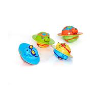 Zoggs Seal Flips Pool Toys, 4 Floating Swimming Toys, Confidence Building Swim Toys, Safe Swimming Aids, Swimming Floats For Children, Ideal Swimming