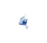 Zoggs Silicone Reusable Ear Plugs for Swimming And Watersports, Clear, Pack of 4