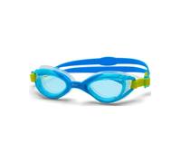 Zoggs Sonic Air 2.0 Junior Swim Goggles Blue Lime Tint Blue - Air Cushion Anti-Fog Lenses with UV Protection & Adjustable Strap | Leak-Resistant Performance Kids Swimming Goggles