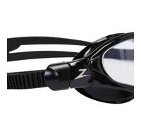 Zoggs Spectra Swimming Goggles Anti-fog Watertight Design, Micro Adjustable, Intelligent Fit, Improved Comfort, Black/Grey - Clear Lens