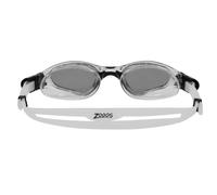 Zoggs Swimming Goggles Spectra – Anti-Fog, Watertight, Micro-Adjustable, Black/Clear (Smoke)