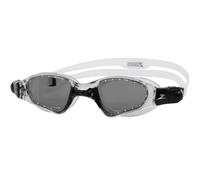 Zoggs Swimming Goggles Spectra – Anti-Fog, Watertight, Micro-Adjustable, Black/Clear (Smoke)