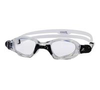 Zoggs Spectra Swimming Goggles Anti-fog Watertight Design, Micro Adjustable, Intelligent Fit, Improved Comfort, Black/Clear - Clear Lens