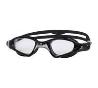 Zoggs Spectra Swimming Goggles Anti-fog Watertight Design, Micro Adjustable, Intelligent Fit, Improved Comfort, Black/Grey - Clear Lens