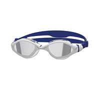 Zoggs Tiger Lsr+ Mirrored Smoke Swimming Goggles White,Blue Regular