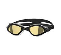 Zoggs Tiger Adult Swimming Goggles, UV protection swim goggles, Quick Adjust Comfort Goggle Straps, Fog Free Swim Goggle Lenses, Liquid Skin Flexibility & Fit, Titanium Lens Sun Protection