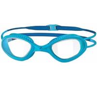 Zoggs Tiger Adult Swimming Goggles, UV protection swim goggles, Quick Adjust Comfort Goggles Straps, Fog Free Swim Goggle Lenses, Goggles Adults Ultra Fit, Clear Lenses