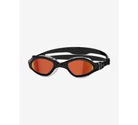 Zoggs Tiger LSR+ Swimming Goggles Black with Orange Mirrored Lenses