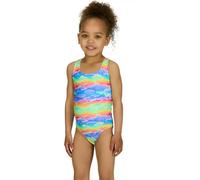 Zoggs Tots Girls Skydream Actionback Swimsuit - Multi/Lilac - Age 4