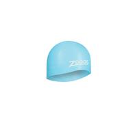 Zoggs Unisex Adult Easy-Fit Silicone Swimming Cap - Light Blue, One Size