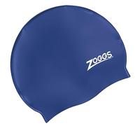 Zoggs Unisex's Silicone Swimming Cap, Navy, One Size