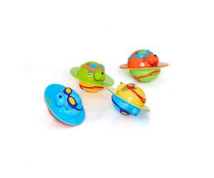 Zoggs Unisex Baby 4 Pack Kids Seal Flips Pool, Multicolour, One Size UK